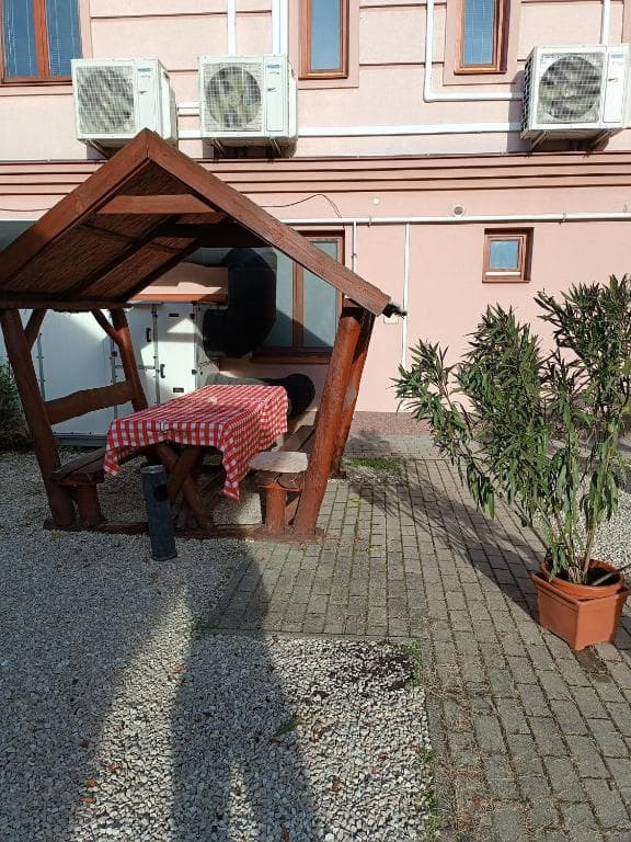 Panzió udvara